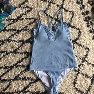 One piece bathing suit